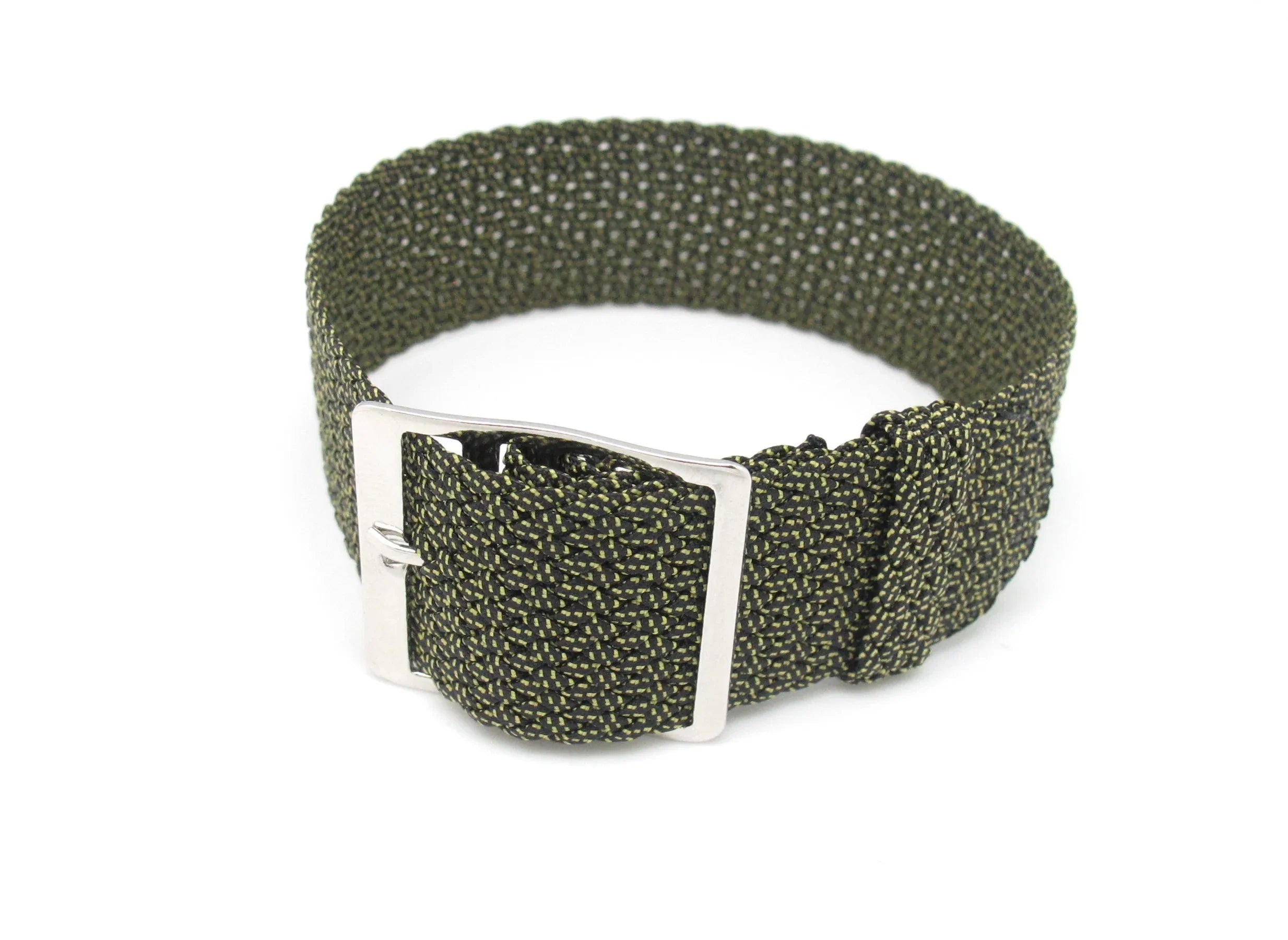 Perlon Watch Strap - Khaki Green - NATO nylon watch strap