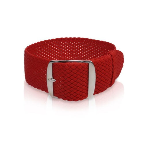 Perlon Watch Strap - Red