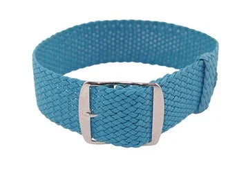 Perlon Watch Strap - Light Blue - NATO nylon watch strap