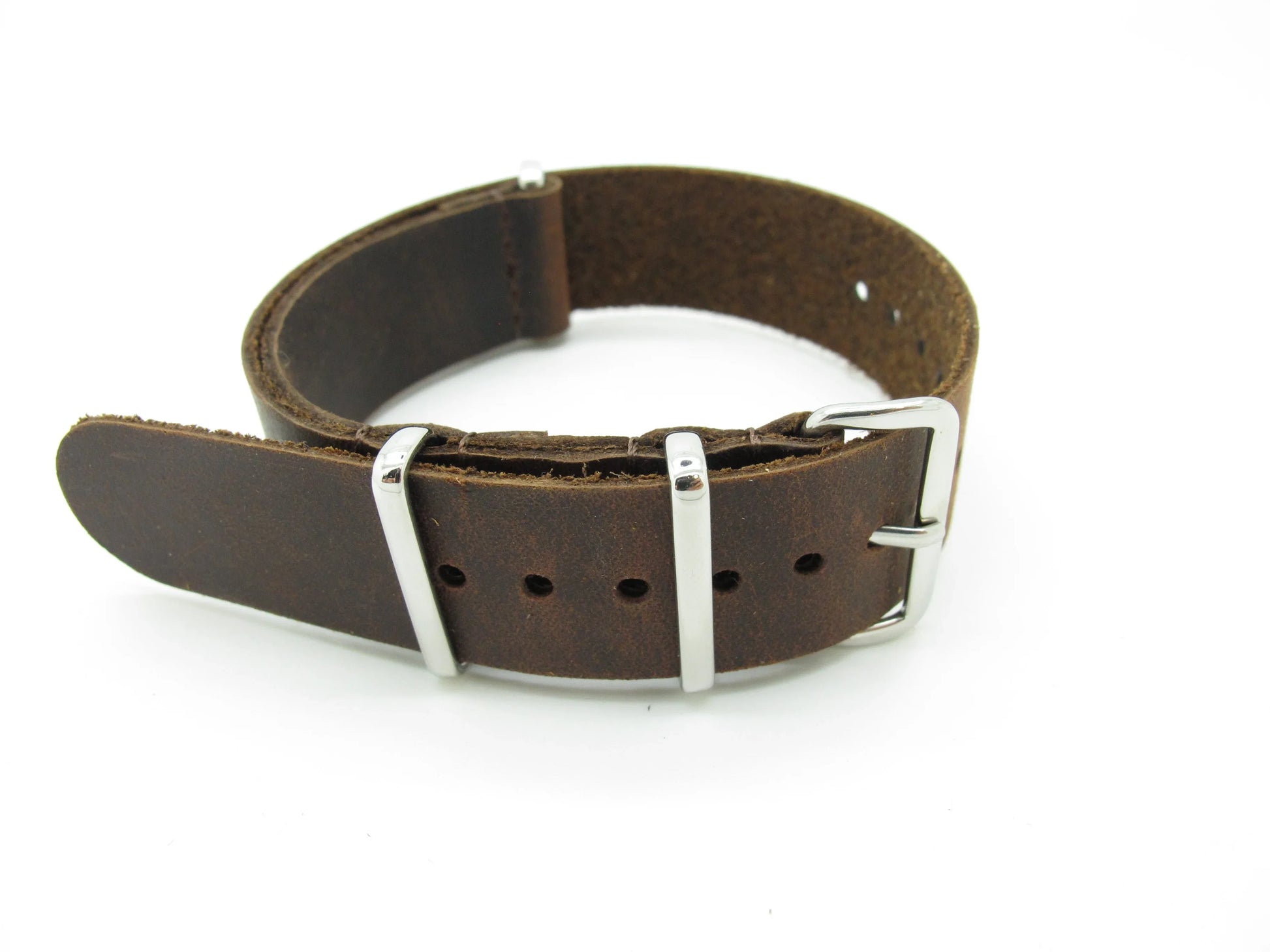 Leather NATO strap LN137 - NATO nylon watch strap