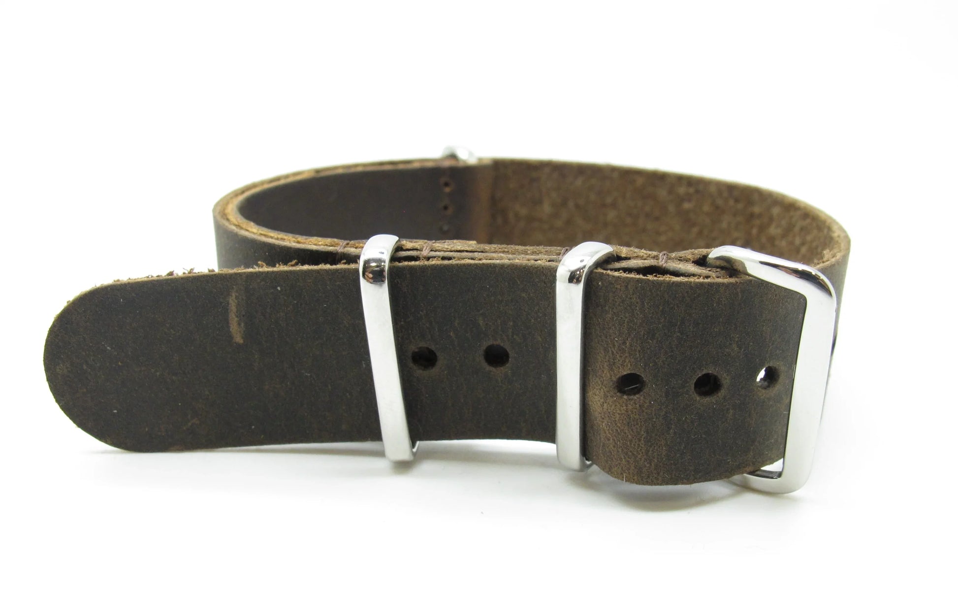 Leather NATO strap LN148 - NATO nylon watch strap