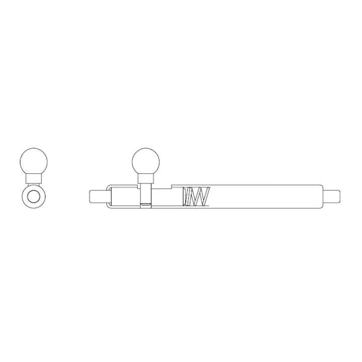 Flash springbar - detail