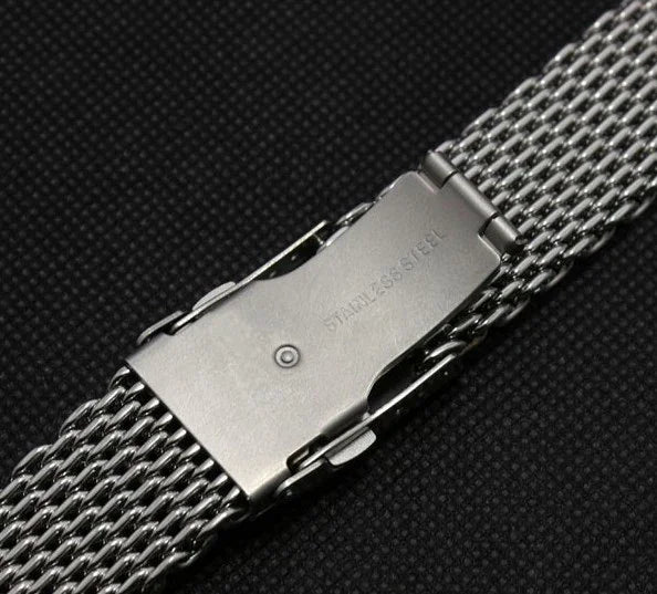 Mesh bracelet with folding clasp - view 5