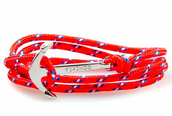 Steel anchor bracelet