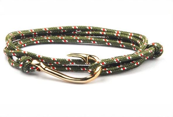 Vikings gold plated hook bracelet