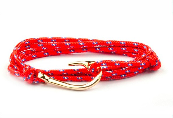 Vikings gold plated hook bracelet