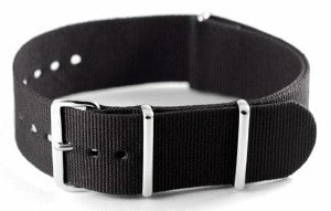 Black NATO watch strap