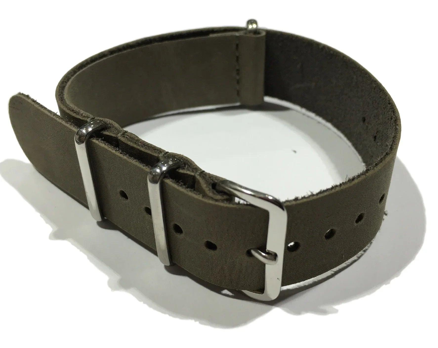 Leather NATO strap LN168 - NATO nylon watch strap