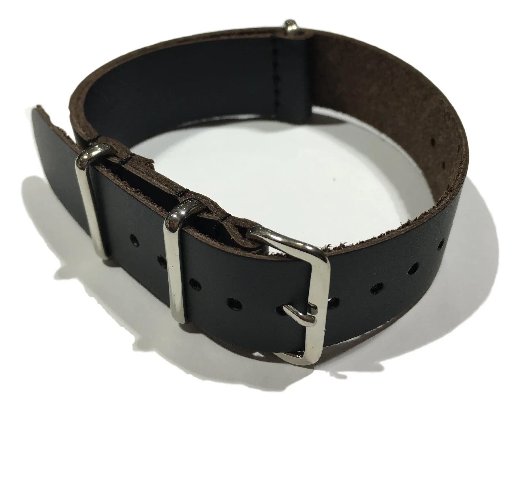 Leather NATO strap LN172 - NATO nylon watch strap