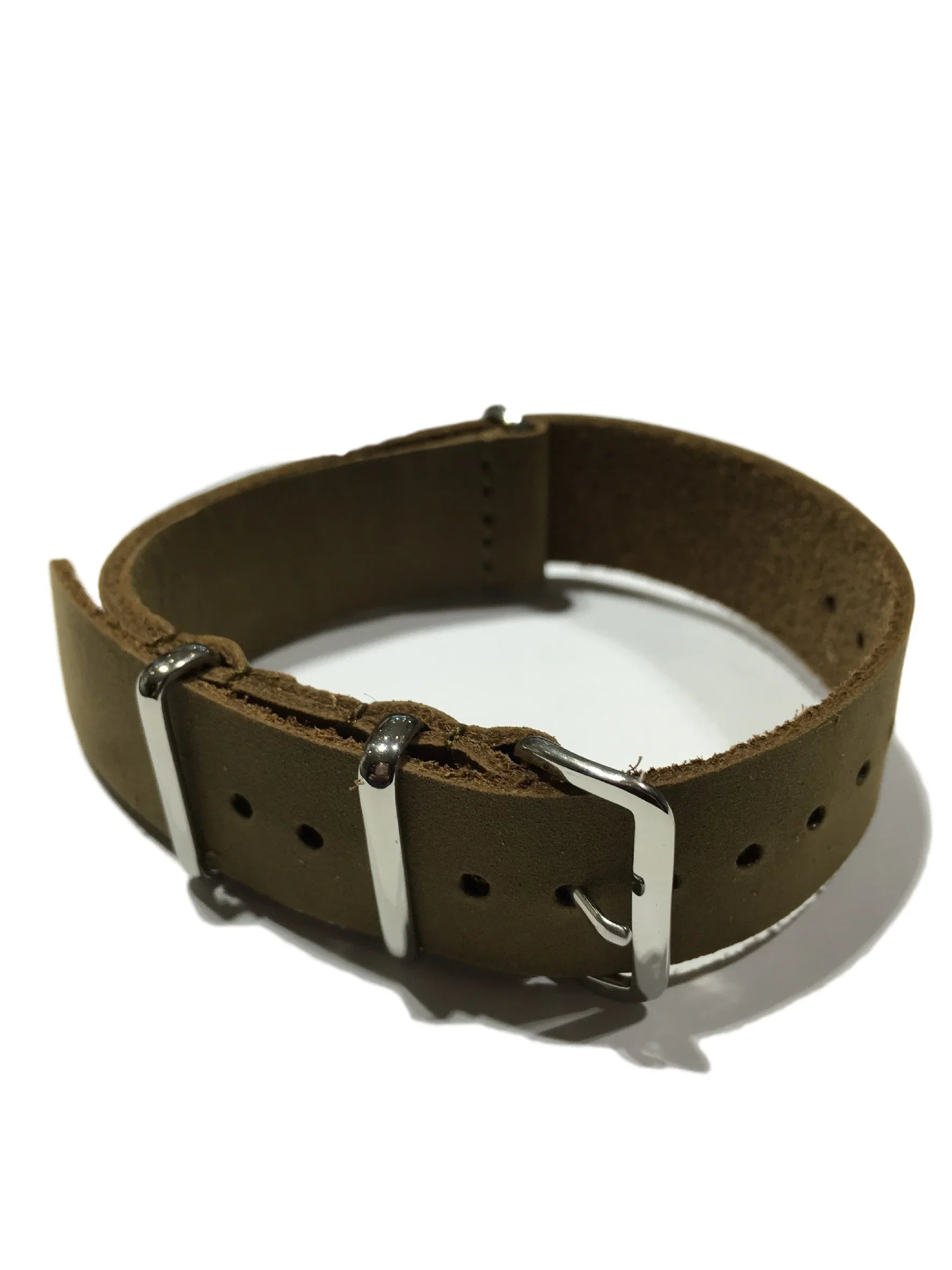 Leather NATO strap LN174 - NATO nylon watch strap