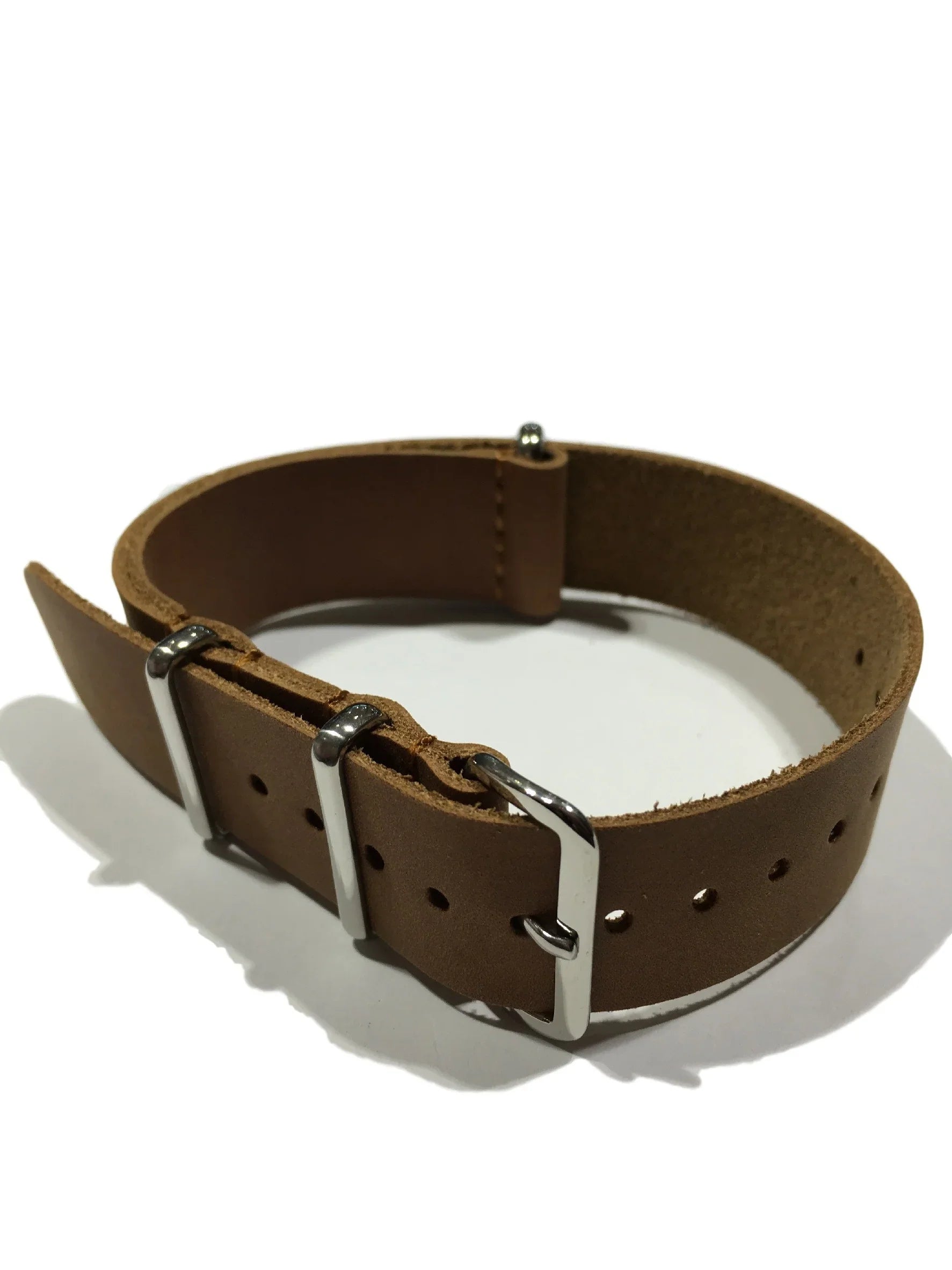 Leather NATO strap LN175 - NATO nylon watch strap