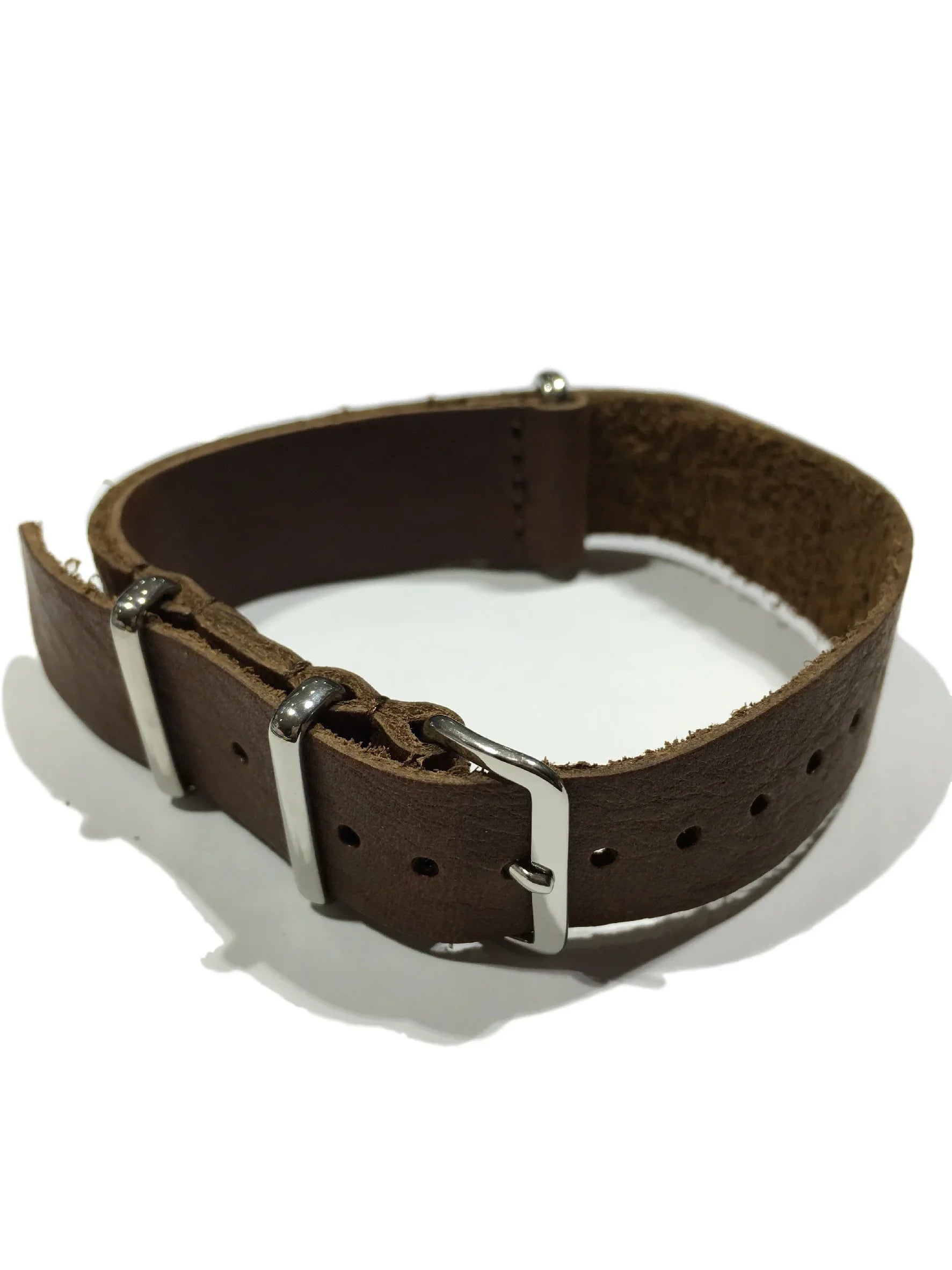 Leather NATO strap LN176 - NATO nylon watch strap