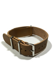 Leather NATO strap LN179 - NATO nylon watch strap