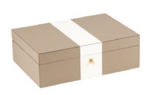 Giobagnara Platinum Jewellery Box with 2 Trays