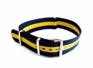 Watch NATO strap Blue/Yellow - NATO nylon watch strap