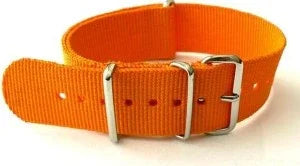 Orange NATO watch strap - NATO nylon watch strap