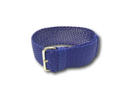Perlon Watch Strap - Royal Blue - NATO nylon watch strap