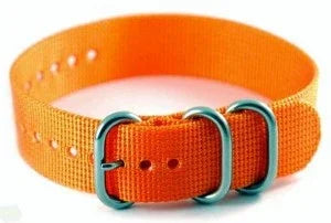 NATO ZULU strap Orange - NATO nylon watch strap