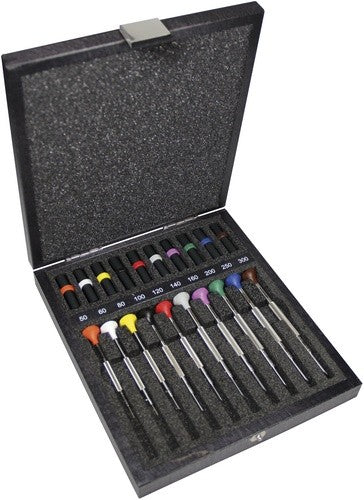 Assortment of 10 ergonomic screwdrivers entirely stainless steel