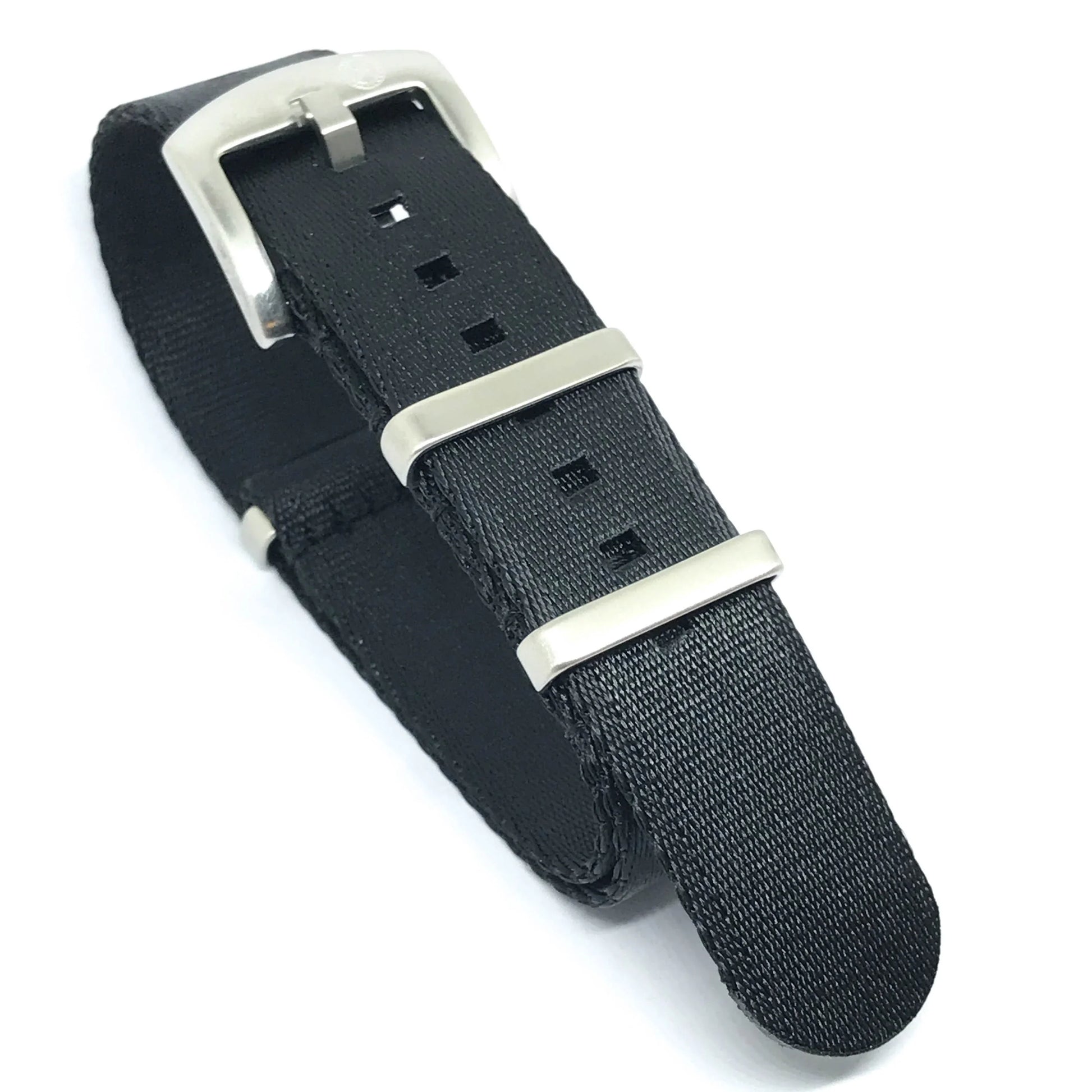 Seat Belt Nato - Black - NATO nylon watch strap