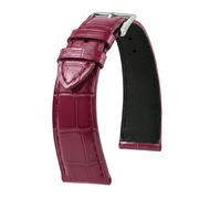 KronoKeeper strap - Felix Alligator bespoke glossy - fuschia