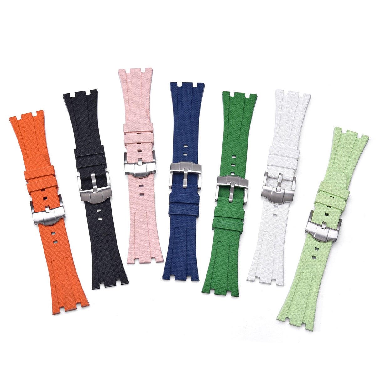 KronoKeeper rubber straps and cases for AP x Swatch collection, 7 colours