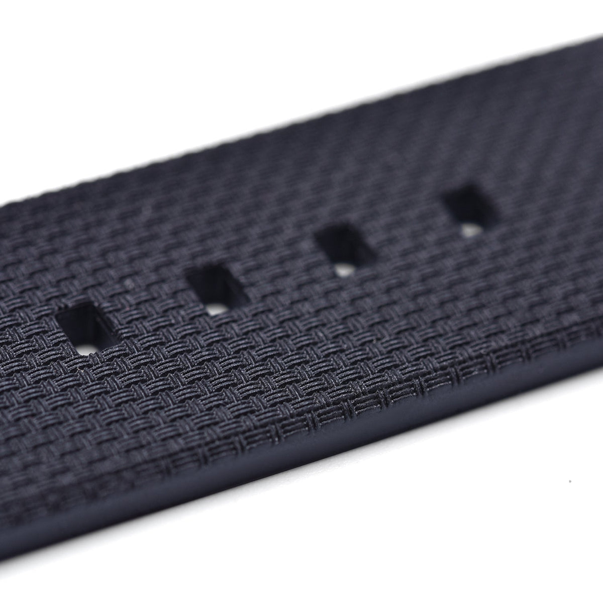 Rubber strap and case for AP x Swatch Black KronoKeeper – rubber texture