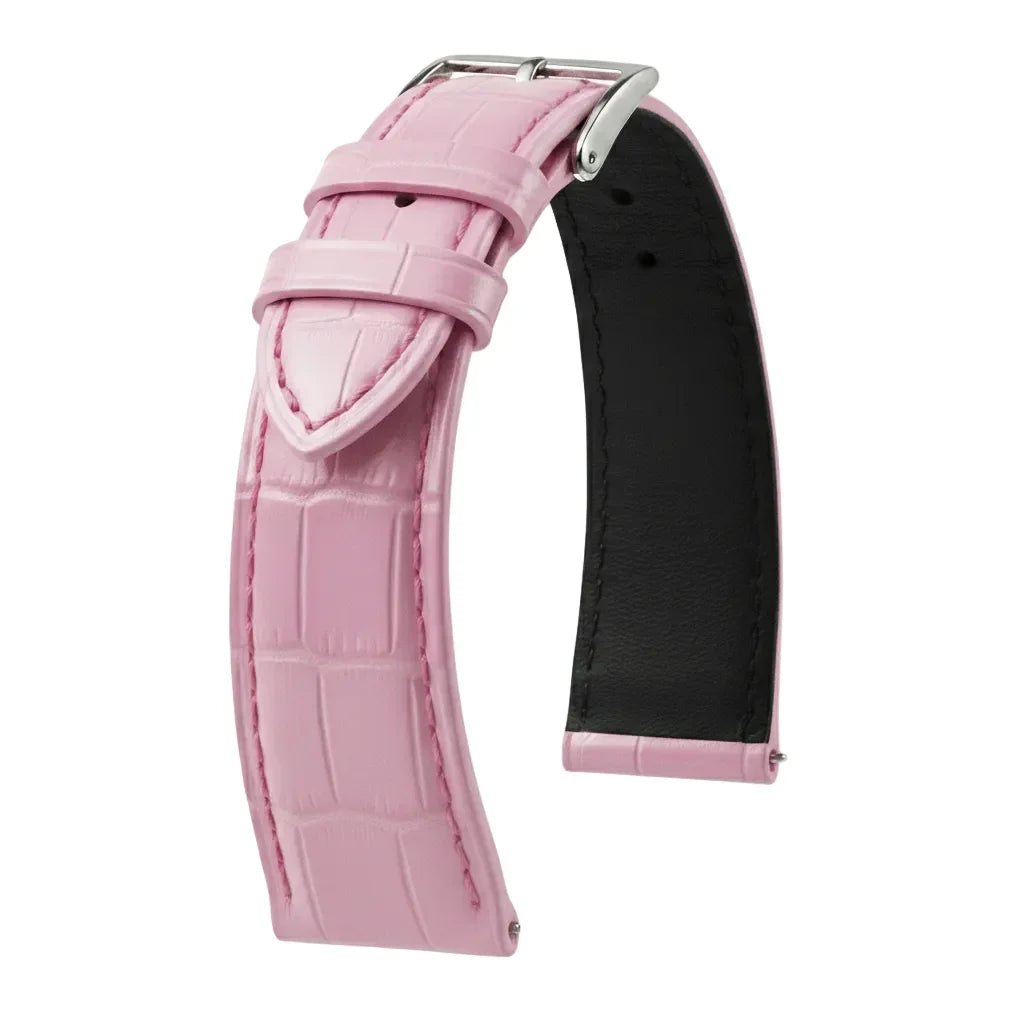 KronoKeeper strap - Felix Alligator bespoke matte - rose clair