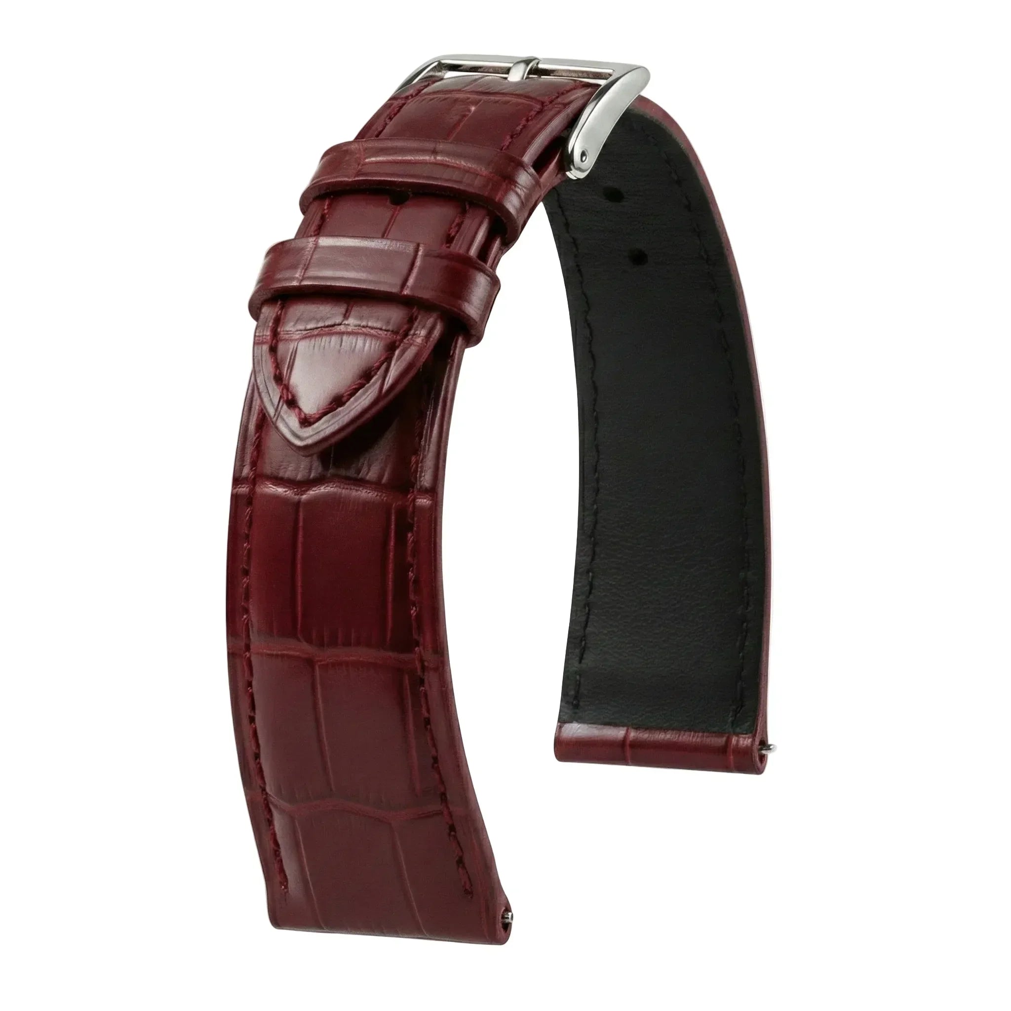 Kronokeeper Strap - Felix Alligator - Burgundy