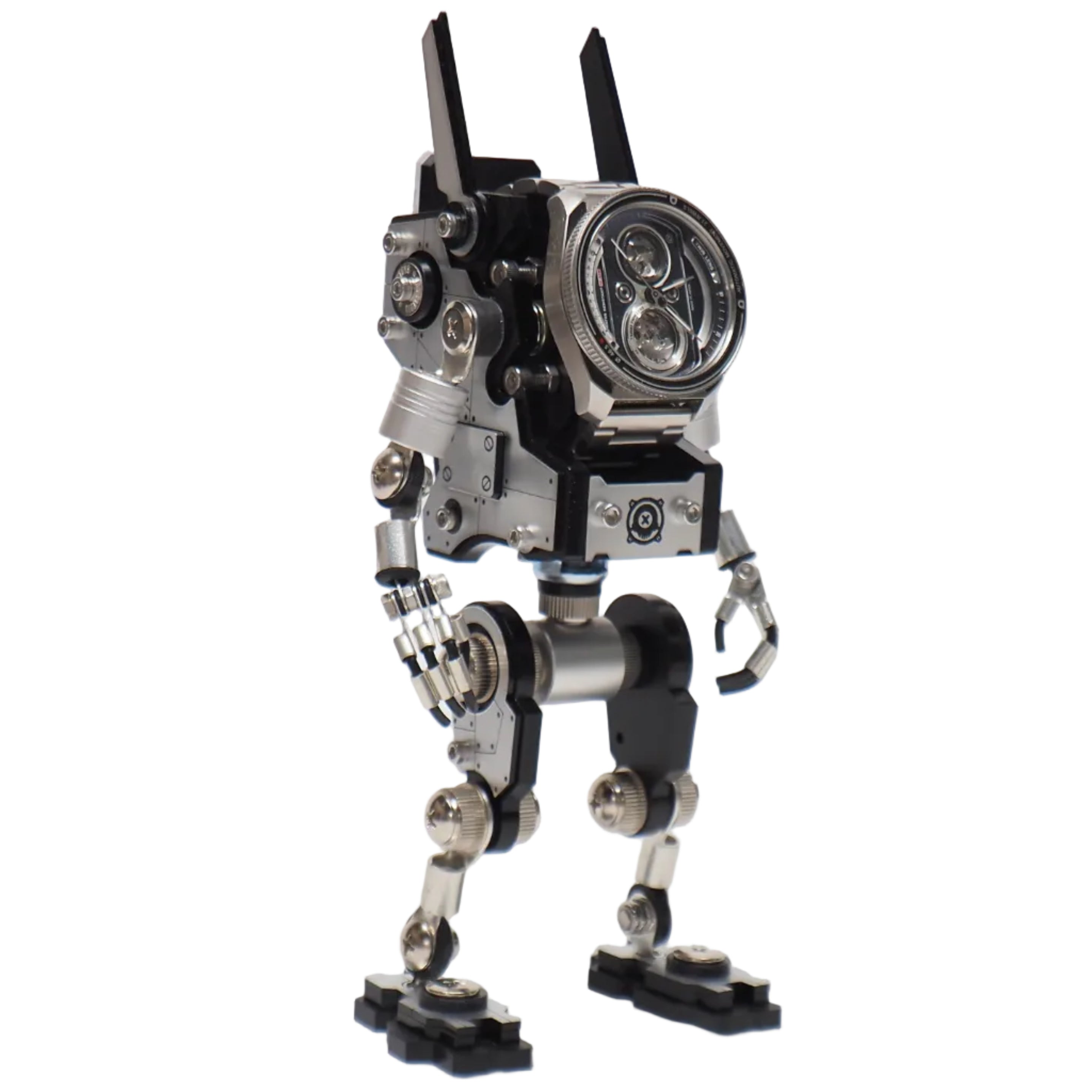 Luxi robot watch stand by Robotoys, detail view