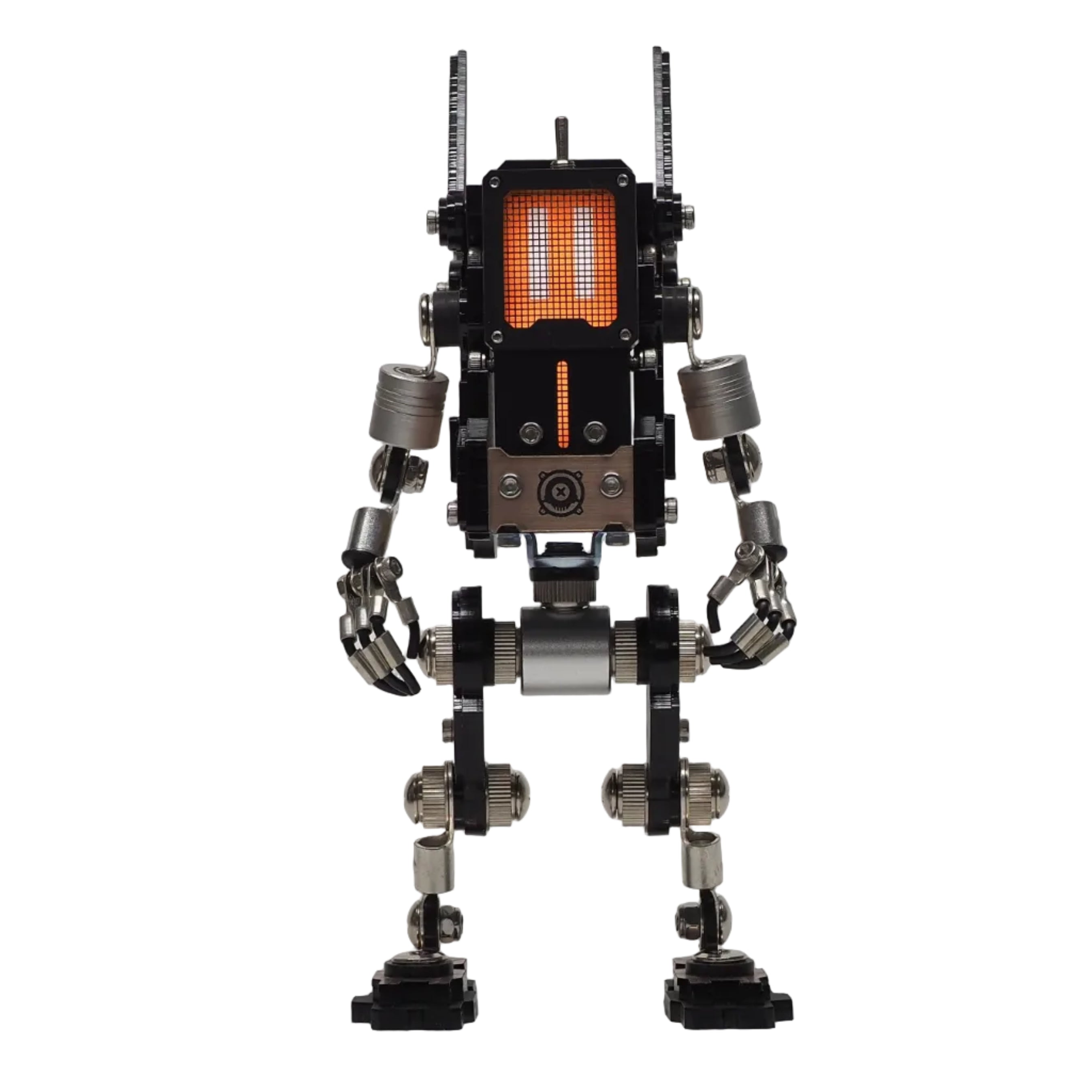 Luxi robot watch stand by Robotoys, back view