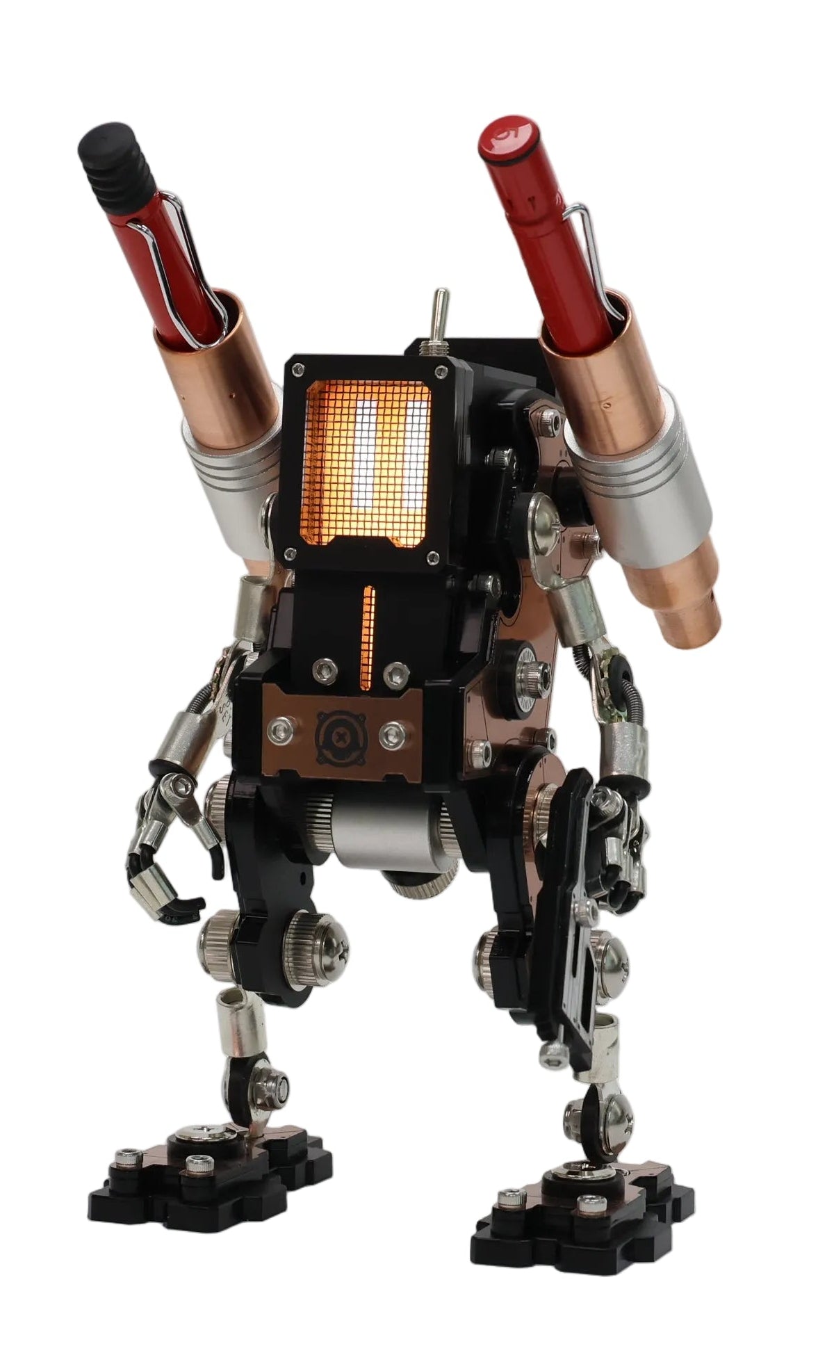 Penlite Robot watch stand by Robotoys, side view