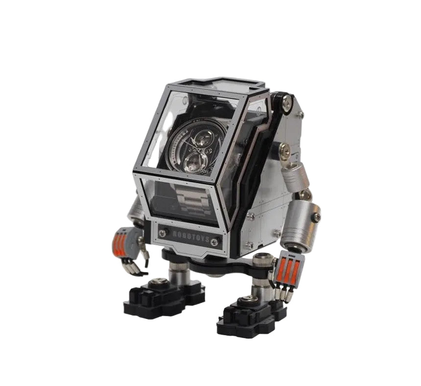 RTS-261 watch stand by Robotoys, silver finish, main view